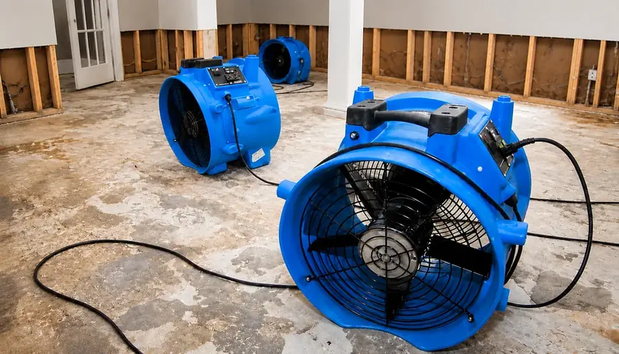 Water damage restoration work in Riverton, NJ