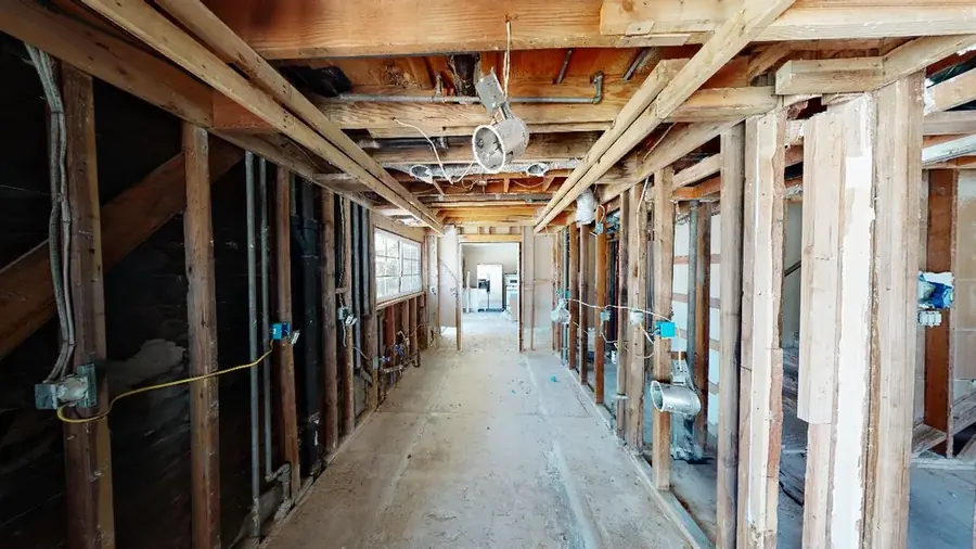 Roof and storm leak water damage on a Riverton ceiling